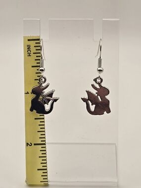 Dragon Charm Dangle Earrings